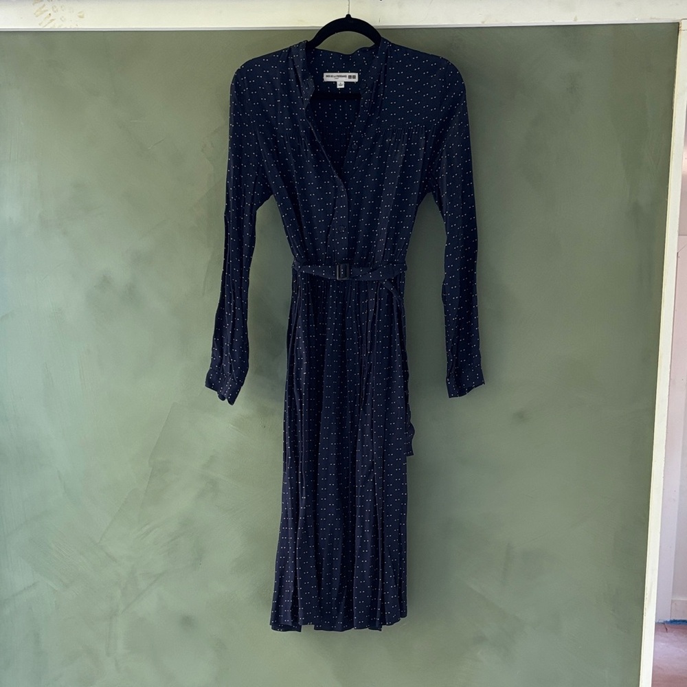 Uniqlo Dark Blue Long Sleeve Dress